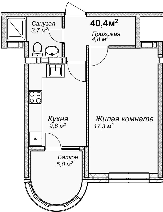 Планировки по квартирам, ЖК Кавказ, корпус 4, 5